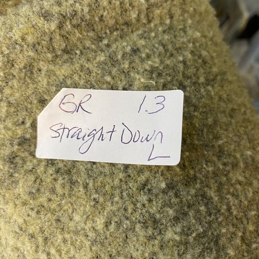 Straight Down Fleece Jacket Mens Large Green Full Zip Pockets Golf Lightweight - Picture 16 of 16